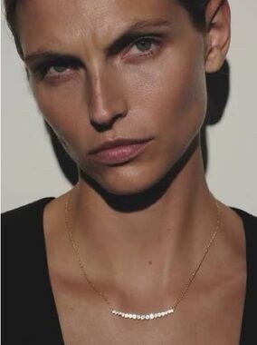 Dorsey Gold Curve Necklace